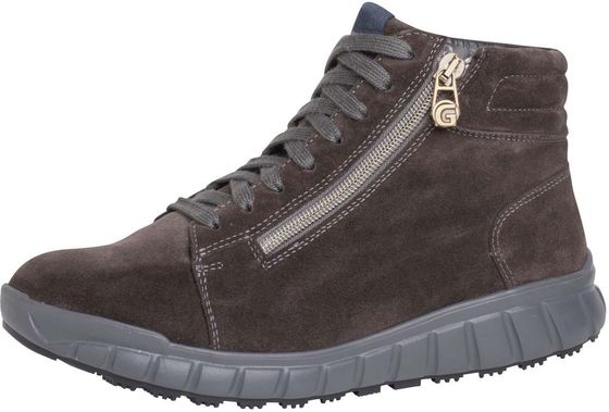 Versatile Ganter ankle boots, lace-up shoes for women, 4-201482 6200 Grey