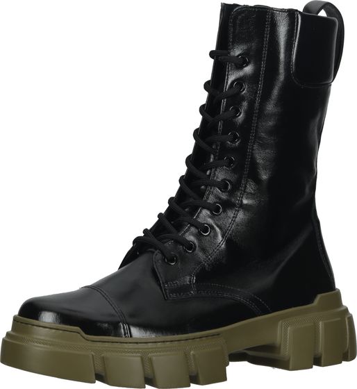 Sportliche högl Stiefelette Schnürschuhe für Damen 4-102721 0189 Schwarz