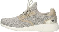 Elegant MUSTANG women's sneakers, lace-up shoes 1315-310-4 Beige
