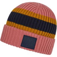 Ziener Kids' Beanies Indri with Stripes and Cuffs - Blue, Pink, Brown, or Blue
