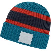 Ziener Kids' Beanies Indri with Stripes and Cuffs - Blue, Pink, Brown, or Blue