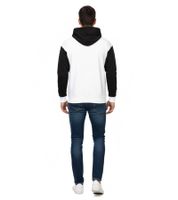 Hollister X Social Tourist Herren Hoodie mit Kapuze Baumwoll-Pullover Oversized 365-352-0001-101 Weiß/Schwarz