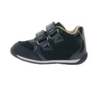 GEOX B Kleinkinder Sneaker mit atmungsaktiver Sohle Mid-Cut-Schuhe mit Klettverschluss und teils Echtleder Baby-Schuhe Rishon, Each oder Biglia Dunkelblau