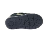 GEOX B Kleinkinder Sneaker mit atmungsaktiver Sohle Mid-Cut-Schuhe mit Klettverschluss und teils Echtleder Baby-Schuhe Rishon, Each oder Biglia Dunkelblau