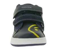 GEOX B Kleinkinder Sneaker mit atmungsaktiver Sohle Mid-Cut-Schuhe mit Klettverschluss und teils Echtleder Baby-Schuhe Rishon, Each oder Biglia Dunkelblau