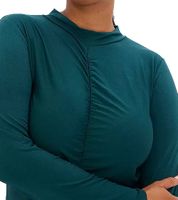 2-Pack Women's Summer Dress, Ruched Jersey Dress, Fitted Long-Sleeve Dress 935347 Green