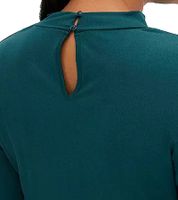 2-Pack Women's Summer Dress, Ruched Jersey Dress, Fitted Long-Sleeve Dress 935347 Green