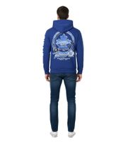 Felpa con cappuccio da uomo Hollister x NHL Toronto Mapple Leafs con stampa del logo della squadra, pullover in cotone 322-221-1606-220 Blu