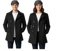 ZWILLINGSHERZ Felt-Style Baker Boy Cap, Summer Headwear, Brimmed Cap KL3888 Gray or Black