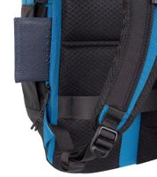 Rivacase Mercantour Rucksack mit 15,6" Laptopfach Alltags-Rucksack 20L 5225 BK Schwarz/Blau