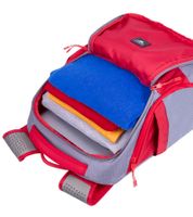 Rivacase Mercantour Rucksack mit 15,6" Laptopfach Alltags-Rucksack 20L 5225 GR Grau/Rot