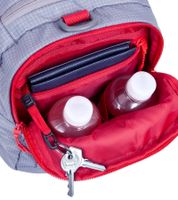 Rivacase Mercantour Duffle Bag leichte Reise-Tasche Sport-Tasche 30L 5235 GR Grau/Rot
