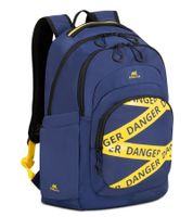 Rivacase Erebus Urban Rucksack mit 15,6" Laptopfach Alltags-Rucksack City-Rucksack 30L 5461 BL Blau 