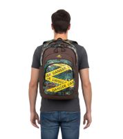Rivacase Erebus Urban Rucksack mit 15,6" Laptopfach Alltags-Rucksack City-Rucksack 30L 5461 JN Braun/Grün