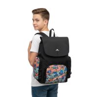 Rivacase Agora Urban Skaters Rucksack Alltags-Rucksack Schul-Rucksack 15L 5425 BK Schwarz/Bunt