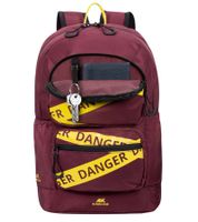 Rivacase Erebus Urban Rucksack mit 13,3" Laptopfach Alltags-Rucksack City-Rucksack 14L 5421 BD Weinrot