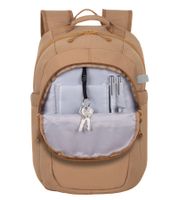 Rivacase Aviva Urban Rucksack mit 14" Laptopfach Alltags-Rucksack City-Rucksack 16L 5432 BG Beige
