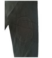 Suéter de punto moderno para mujer con coderas tono sobre tono, lana merino, 0134005009 005, negro