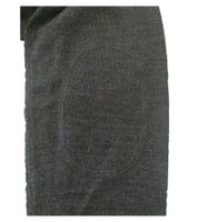 Modischer Damen Strick-Pullover mit Ton in Ton-Ellenbogen-Stoffpatches Merinowolle 134-328 Grau