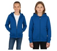 Sweat-shirt à capuche enfant élégant, veste de mi-saison, en coton, 300 g/m², 0620010164 010, bleu roi