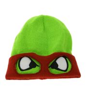 Teenage Mutant Ninja Turtles Beanie Strick-Beanie Fan-Artikel KC07Q Grün im Charakter-Design Raphael (Rot) Donnie (Violett) Michelangelo (Orange)