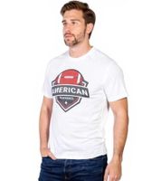 4-Pack U.S. SPORT AMERICA Men's Basic Cotton T-Shirt, Crew Neck, Short Sleeve, Black/White