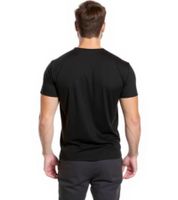4-Pack U.S. SPORT AMERICA Men's Basic Cotton T-Shirt, Crew Neck, Short Sleeve, Black/White