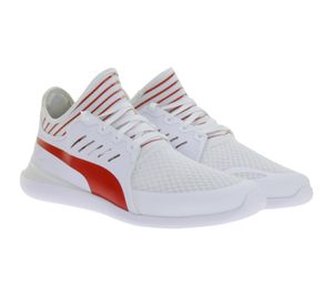 PUMA X Ferrari Sf Evo Cat Mace Unisex Sneakers with Ferrari Logo Motorsport Shoes 306228 04 White/Black