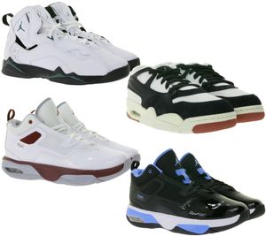 NIKE JORDAN Sneaker Kinder Mädchen und Jungen oder Damen Echtleder Turn-Schuhe Basketball verschiedene Modelle in Weiß oder Schwarz