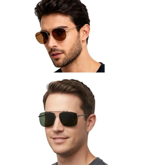 Gafas de sol Champion para hombre, estilo aviador, ideales para vacaciones, filtro de categoría 1 CU515101 Marrón/Dorado o filtro de categoría 2 CU515202 Gris