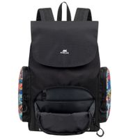 Rivacase Agora Urban Skaters Rucksack Alltags-Rucksack Schul-Rucksack 12L 5420 BK oder 5425 BK in Schwarz/Bunt