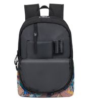 Rivacase Agora Urban Skaters Rucksack Alltags-Rucksack Schul-Rucksack 12L 5420 BK oder 5425 BK in Schwarz/Bunt