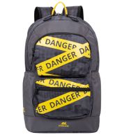 Rivacase Erebus Urban Rucksack mit 13,3" Laptopfach Alltags-Rucksack City-Rucksack 14L 5421 in Grau/Camouflage, Beige/Leopard oder Weinrot