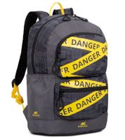 Rivacase Erebus Urban Rucksack mit 13,3" Laptopfach Alltags-Rucksack City-Rucksack 14L 5421 in Grau/Camouflage, Beige/Leopard oder Weinrot