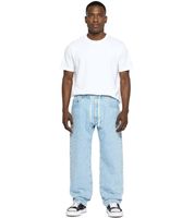 stylische Herren Jeans im Jogger-Stil Denim-Hose Baggy Leg mit Bindeband BR-12000 Blau in verschiedenen Ausfertigungen Pacific Blue, 90s Blue oder Heaven Blue