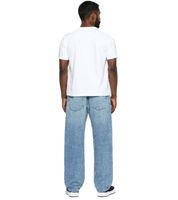 stylische Herren Jeans im Jogger-Stil Denim-Hose Baggy Leg mit Bindeband BR-12000 Blau in verschiedenen Ausfertigungen Pacific Blue, 90s Blue oder Heaven Blue