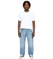 stylische Herren Jeans im Jogger-Stil Denim-Hose Baggy Leg mit Bindeband BR-12000 Blau in verschiedenen Ausfertigungen Pacific Blue, 90s Blue oder Heaven Blue
