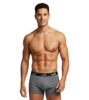 9-Pack PUMA Basic Boxer Shorts for Men, Cotton Underwear, 100003547 001, Black/Grey Melange/Green