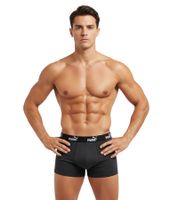 9-Pack PUMA Basic Boxer Shorts for Men, Cotton Underwear, 100003547 001, Black/Grey Melange/Green