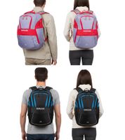 Rivacase Mercantour Rucksack mit 15,6" Laptopfach Alltags-Rucksack 20L 5225 in Grau/Rot oder Schwarz/Blau