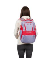 Rivacase Mercantour Rucksack mit 15,6" Laptopfach Alltags-Rucksack 20L 5225 in Grau/Rot oder Schwarz/Blau