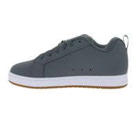 DC Court Graffik Herren Low Top Sneaker Skate-Schuhe mit Belüftungslöcher Echtleder-Schuhe 300529 in Grau oder Schwarz