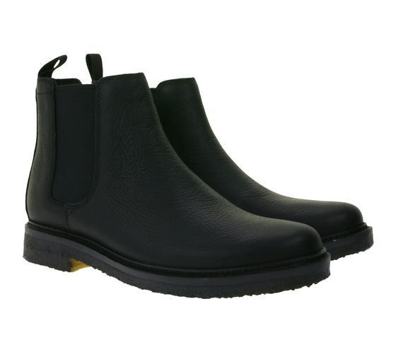 Clarks Clarkdale Easy Chelsea Men's Boots with Contour Cushion Footbed, Genuine Leather Shoes 26179688 Black