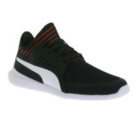 Sneakers unisex PUMA X Ferrari SF Evo Cat Mace con logo Ferrari, scarpe da corsa, 306228 03 Nero/Rosso/Bianco