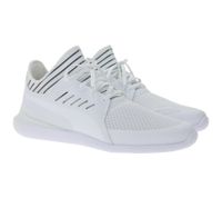 Sneakers unisex PUMA X Ferrari SF Evo Cat Mace con logo Ferrari, scarpe da corsa, 306228 02 Bianco/Nero