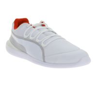 Sneakers da uomo PUMA X Scuderia Ferrari SF Evo Cat con logo Ferrari, vera pelle, Motorsport 306009 03 Bianco