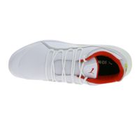 Sneakers da uomo PUMA X Scuderia Ferrari SF Evo Cat con logo Ferrari, vera pelle, Motorsport 306009 03 Bianco