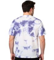 RE:COVERED X NFL Baltimore Ravens Men's T-Shirt with Football Helmet, Cotton Crew Neck, RCNFL13, Solid Gray or Purple/White Tie-Dye