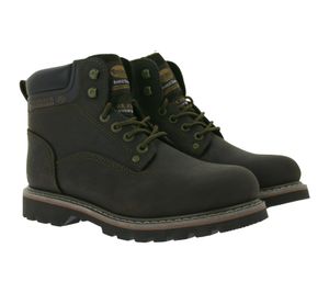 DOCKERS Herren Stiefel mit Warmfutter Winter-Boots wasserabweisende Echtleder-Schuhe 23DA104-400320 Braun