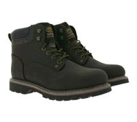 Dockers by Gerli Herren Stiefel mit Warmfutter Winter-Boots wasserabweisende Echtleder-Schuhe 23DA104-400320 Braun
